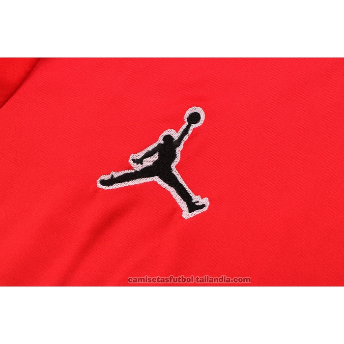 Chandal del Paris Saint-Germain Jordan Manga Corta 22/23 Rojo - Pantalon Corto